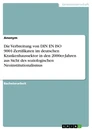 Título: Die Verbreitung von DIN EN ISO 9001-Zertifikaten im deutschen Krankenhaussektor in den 2000er-Jahren aus Sicht des soziologischen Neoinstitutionalismus
