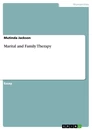 Titel: Marital and Family Therapy