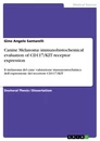 Titre: Canine Melanoma: immunohistochemical evaluation of CD117/KIT receptor expression