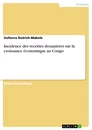 Titre: Incidence des recettes douanières sur la croissance économique au Congo