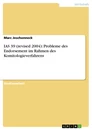 Titre: IAS 39 (revised 2004): Probleme des Endorsement im Rahmen des Komitologieverfahrens