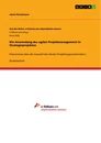 Title: Die Anwendung des agilen Projektmanagement in Strategieprojekten