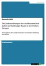 Title: Die Judenordnungen der aschkenasischen Juden im Hamburger Raum in der Frühen Neuzeit