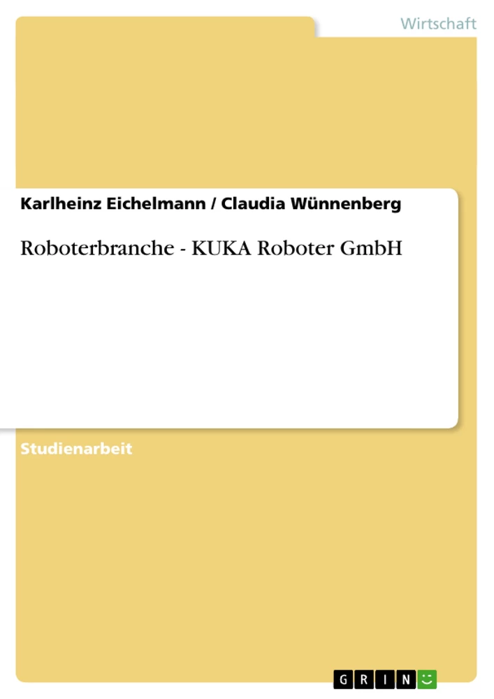 Titre: Roboterbranche - KUKA Roboter GmbH