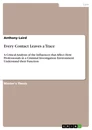 Titel: Every Contact Leaves a Trace