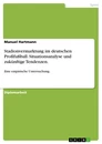 Titre: Stadionvermarktung im deutschen Profifußball. Situationsanalyse und zukünftige Tendenzen.