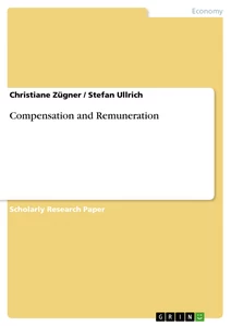 Titel: Compensation and Remuneration
