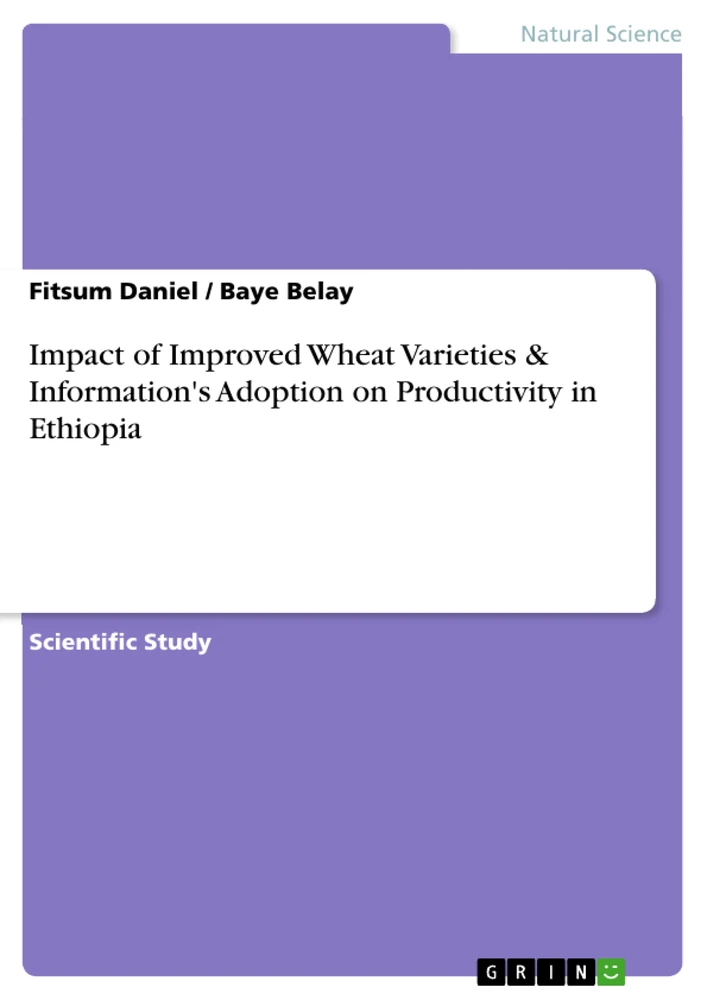 Título: Impact of Improved Wheat Varieties & Information's Adoption on Productivity in Ethiopia