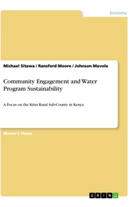 Title: Community Engagement and Water Program Sustainability