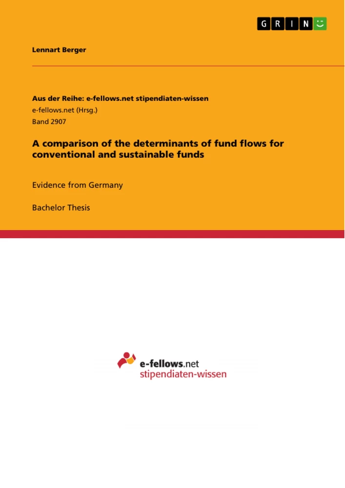 Titel: A comparison of the determinants of fund flows for conventional and sustainable funds