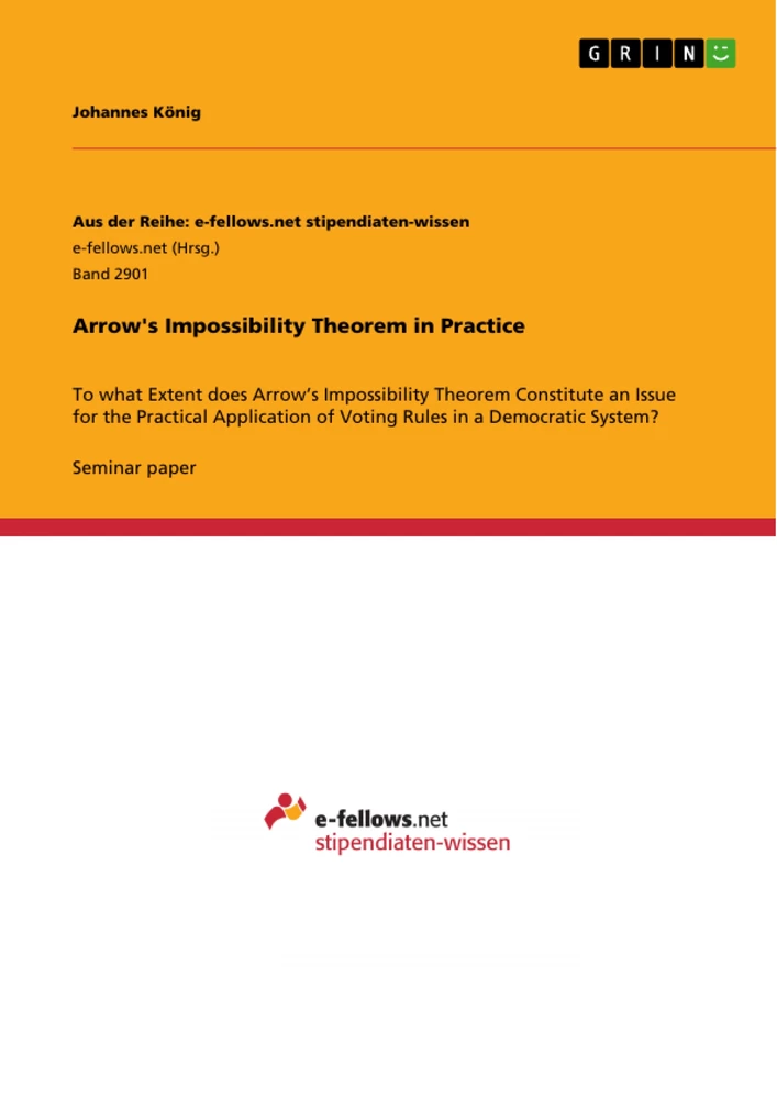 Title: Arrow's Impossibility Theorem in Practice