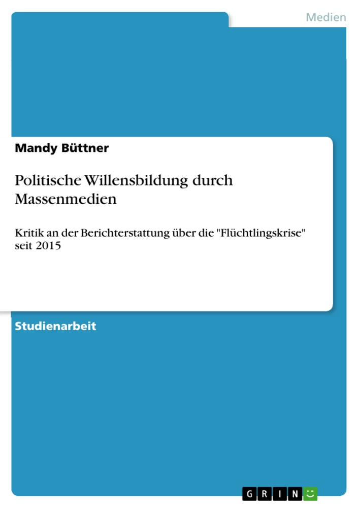 Título: Politische Willensbildung durch Massenmedien