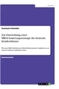 Titre: Zur Entwicklung einer MRSA-Sanierungsstrategie für deutsche Krankenhäuser