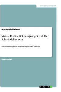 Title: Virtual Reality Sickness just got real. Der Schwindel ist echt