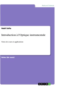 Title: Introduction à l'Optique instrumentale