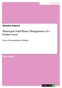 Titel: Municipal Solid Waste Management of a border town