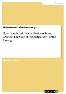 Title: How Is an Iconic Social Business Brand Created? The Case of the Bangladeshi Brand Aarong