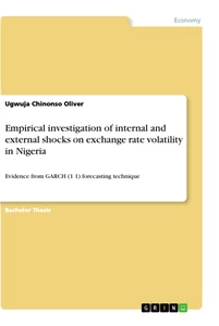 Title: Empirical investigation of internal and external shocks on exchange rate volatility in Nigeria