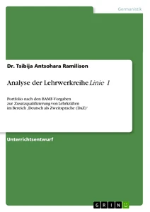 Título: Analyse der Lehrwerkreihe "Linie 1"
