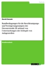 Title: Randbedingungen für die Beschleunigungs- und Verzögerungsrampen der Dressierstraße III anhand von Untersuchungen des Schlupfs von Anlagenrollen