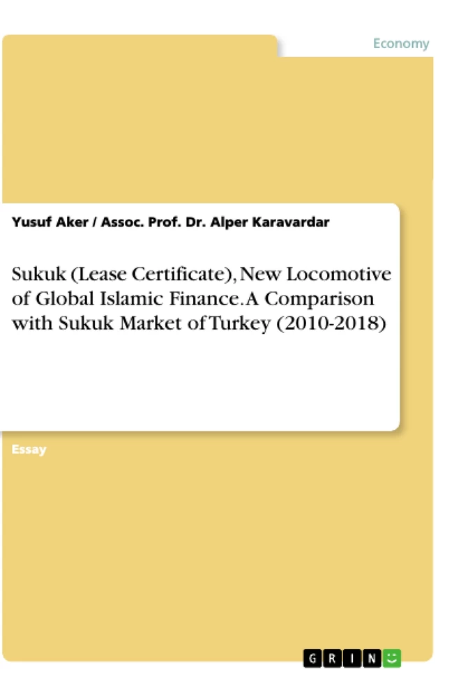 Title: Sukuk (Lease Certificate), New Locomotive of Global Islamic Finance. A Comparison with Sukuk Market of Turkey (2010-2018)