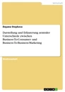 Titel: Darstellung und Erläuterung zentraler Unterschiede zwischen Business-To-Consumer- und Business-To-Business-Marketing