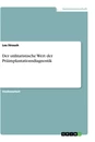 Title: Der utilitaristische Wert der Präimplantationsdiagnostik