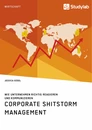 Title: Corporate Shitstorm Management. Wie Unternehmen richtig reagieren und kommunizieren