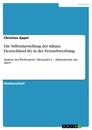 Title: Die Selbstdarstellung der Allianz Deutschland AG in der Fernsehwerbung