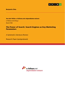 Título: The Power of Search. Search Engines as Key Marketing Parameters