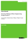 Título: Decision Making in Water Engineering Design Projects