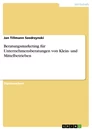 Título: Beratungsmarketing für Unternehmensberatungen von Klein- und Mittelbetrieben