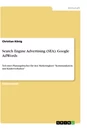 Titre: Search Engine Advertising (SEA). Google AdWords