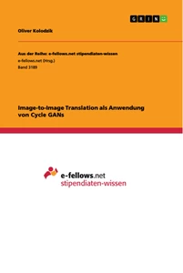 Título: Image-to-Image Translation als Anwendung von Cycle GANs