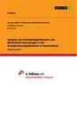 Título: Analyse der Einsatzmöglichkeiten von Blockchain-Technologie in der Energieversorgerbranche in Deutschland