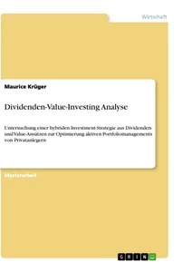 Titel: Dividenden-Value-Investing Analyse