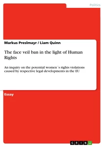 Title: The face veil ban in the light of Human Rights