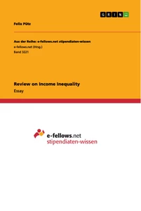 Title: Review on Income Inequality