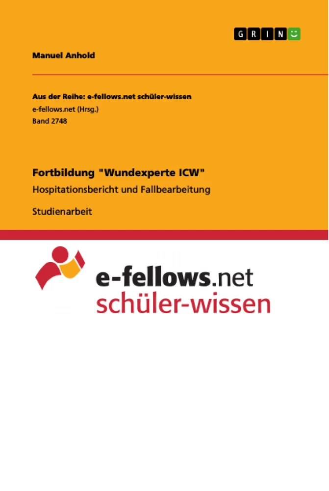 Titre: Fortbildung "Wundexperte ICW"