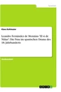 Título: Leandro Fernández de Moratíns "El sí de Niñas". Die Frau im spanischen Drama des 18. Jahrhunderts