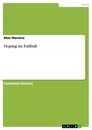 Title: Doping im Fußball