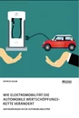 Titel: Wie Elektromobilität die automobile Wertschöpfungskette verändert. Anforderungen an die Automobilindustrie