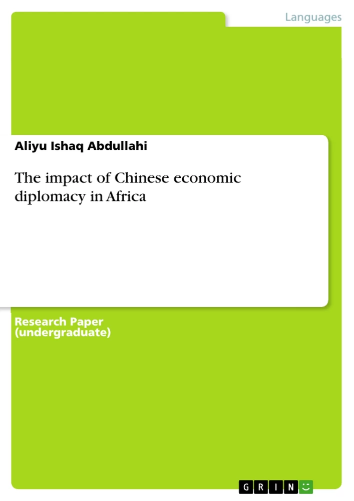 Title: The impact of Chinese economic diplomacy in Africa