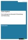 Title: Das Lenhnsgesetz Konrads II. Enstehung und Bedeutung