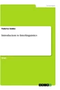 Title: Introduction to Interlinguistics