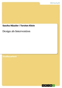 Titre: Design als Intervention