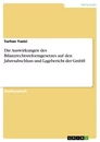 Titre: Die Auswirkungen des Bilanzrechtsreformgesetzes auf den Jahresabschluss und Lagebericht der GmbH 