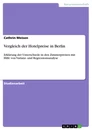 Título: Vergleich der Hotelpreise in Berlin