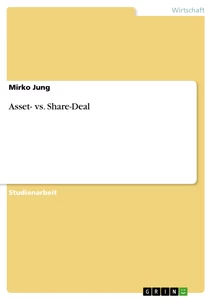 Title: Asset- vs. Share-Deal