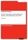 Titel: Direkte Demokratie in Deutschland auf Bundes- und Landesebene nach 1990